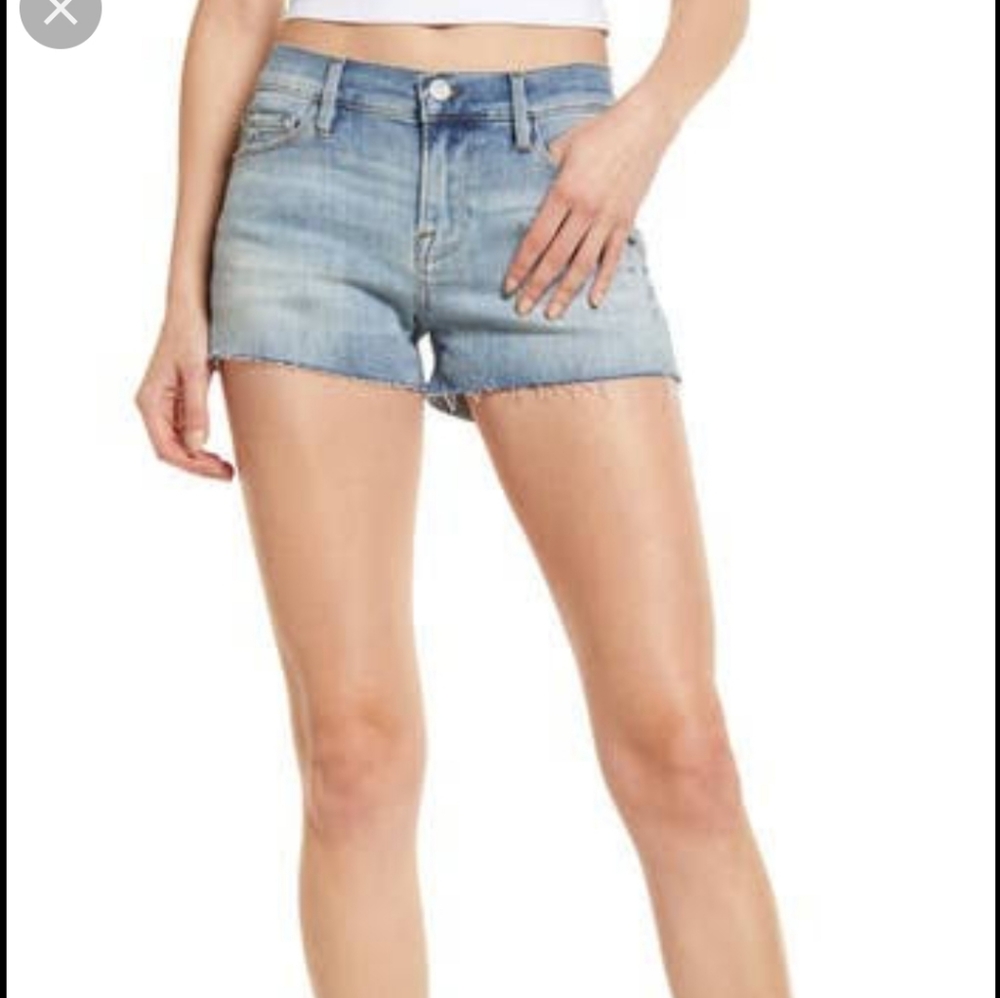 Frame le cutoff denim shorts